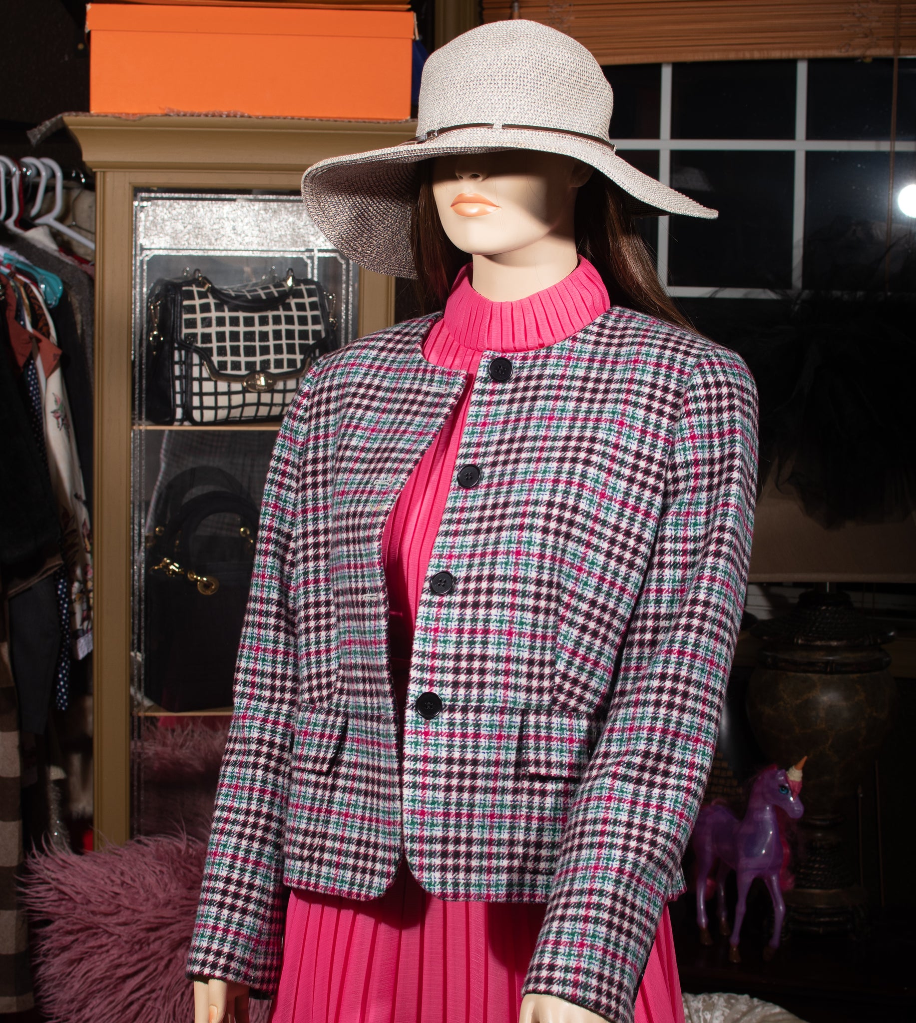 NWT TALBOTS Jackie Fit Wool Alpaca Blend Lavender Purple Jacket Sz 6P Ret $  229 